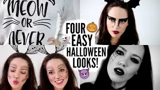 Four Easy, Last Minute Halloween Looks! AD