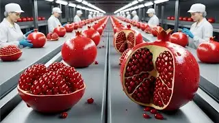 Inside a Modern Pomegranate Factory: How Fresh Pomegranates Become Premium Juice (Full Process)