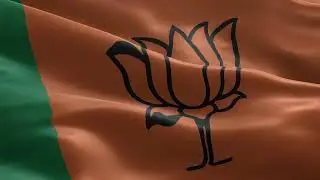 BJP Flag 3D Animation - Free Stock Video by Harsh Designs &copy; Harsh Puranam