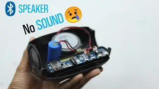 Bluetooth Speaker മിണ്ടുന്നില്ല😢 - No SOUND🔇 from BLUETOOTH SPEAKER [REPAIR] / TechXpoz