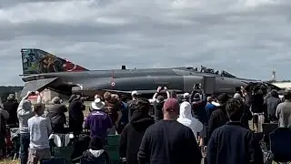 Riat 2024 departures day Turkish Airforce takeoff from Airtattoo 2x F-16 2x F-4 Phantom KC-135 !