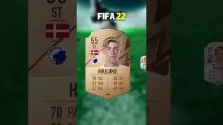 Rasmus H&oslash;jlund FIFA 22 - FIFA 23 Evolution | Hojlund #fifa23 #fifa24 #fc24 #football #shorts #fifa