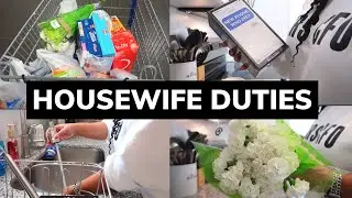 BEING A FAKE HOUSEWIFE FOR A WHOLE DAY🤣 SHOP, CLEAN, DECORATE AND ORGANIZE WITH ME! I'M STRUGGLING