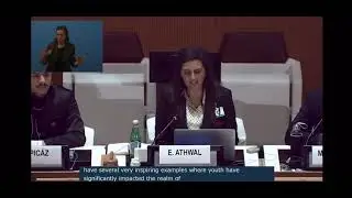 Elena Athwal, Research Fellow of the UNESCO Chair at the 12th UN Forum on Business & Human Rights