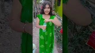 The human body transports water, greening the desert is funny special effects desert greening