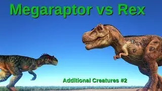 Megaraptor vs Rex, Bison vs Rhino - Additional Creatures #2 || Cantex