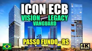 ⭐ ICON ECB ⭐ VISION VANGUARD LEGACY ⭐ LANÇAMENTO EM PASSO FUNDO - RS ⭐ #obras #edificios #corporate
