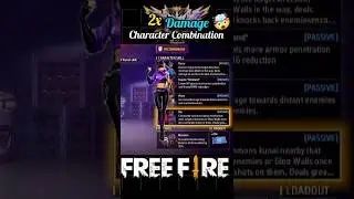 NEW HIGH DAMAGE CHARACTER SKILL COMBINATION 😲 || HIGH DAMAGE CHARACTER SKILL COMBINATION 🤯 #shorts
