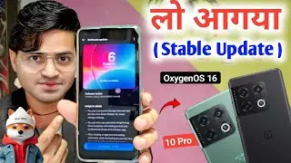 STABLE UPDATE 😱 OxygenOS 16 version OnePlus 10 Pro 5G 📲 Changes Android 16 version official 