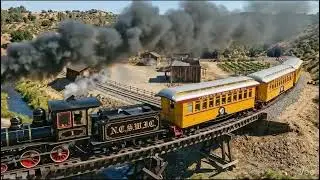Old West Steam Locomotive Part 2