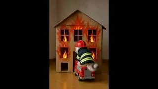 Someone call another firefighter #cat #funny#costume #pets