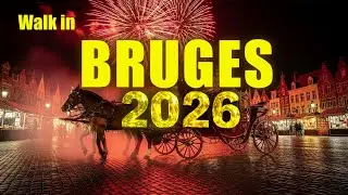 Bruges New Year&rsquo;s Night Walk 2026 🎆 | Magical 4K ASMR City Ambience