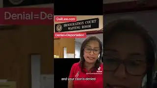 Denial=Deportation - Immigration Lawyer Gail Seeram #GailLaw