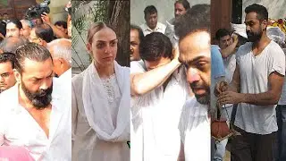 सनी देओल, बॉबी देओल रोते हुए धर्मेंद्र को अलविदा कहने पहुंचे!