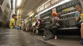 The Clown - Berlin - UBahn 2016