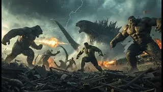 Who Wins? King Kong, Godzilla and Hulk vs. The Leviathan and Powerful Rivals Battle!