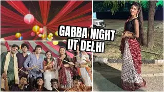 Garba Night at IIT Delhi | IIT DELHI Fest | Rendezvous | Dandiya Night | Palak Sharma | Masti in IIT