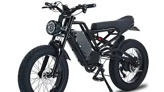 1500W 48V 18AH Electric Mountain Bike | Fat Tire, Removable Battery & Dual Shock Absorber