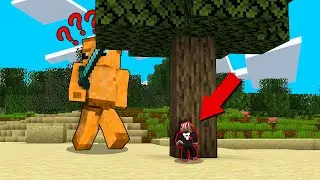 Je suis devenu MINUSCULE sur Minecraft! (Cache-cache)