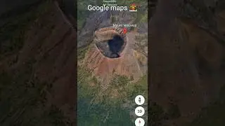 Earth Volcano Google map 4K HDR satellite view #googleearth
