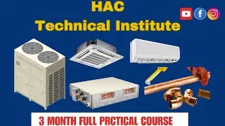 Daikin vrv maintenance , HAC Technical Institute Pune Branch Pune Maharashtra