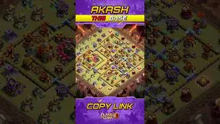 Anti Root Rider TH16 War Base With Link | TH16 Legend Leque Base | Clash of Clans 🔥