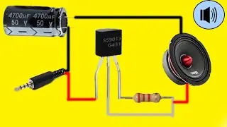 S9014 Transistor Amplifier|How to Make Amplifier Using S9014 Transistor|S 9013 Transistor Amplifier
