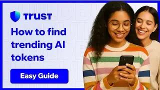 How to find trending AI tokens using Trust Wallet