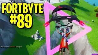FORTBYTE #89 Location - Flying Scarlet Strike Glider through Rings east of Snobby Shores fortbyte 89