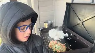 Joey making Chicken Fried Rice