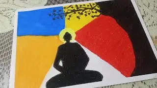 Buddha drawing. Vesak drawing. #eshabarua #drawing #art #painting #buddha #vesak #easydrawing #viral