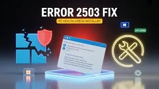 Fix Windows PC Health Check Setup Error Code 2503 &ndash; Step-by-Step Tutorial (Windows 11)