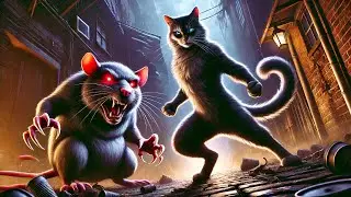 Cat Vs rat 😹 story video you must watch it!