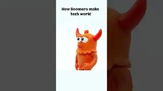 Boomers Trying to Use Tech Like..😂 #shrots #memes #funnyvideo #momoandtulus