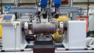 Submerged arc double girth seam welding machine