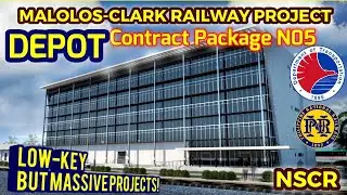 DEPOT of MALOLOS-CLARK RAILWAY PROJECT Phase 2, LOW-KEY Lang pero MASSIVE PROJECT!