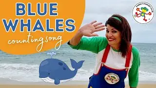 Blue Whale Song | Sea Songs | Count with Fingers | Sing and Count | Cheeky Monkey Club