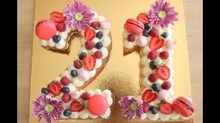 En Kolay Sayı Pasta - Harf Pasta Nasıl Yapılır ? Number Cake