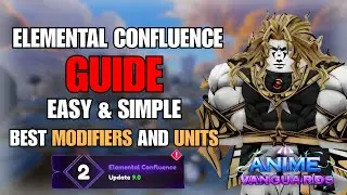 Ultimate Elemental Confluence Guide | GET 260 REROLLS THE EASY WAY! (Anime Vanguards)