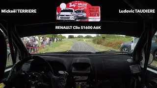 #onboard Clio S1600 Rallye de Saintonge 2023 Mickael Terrière & Ludovic Taudière