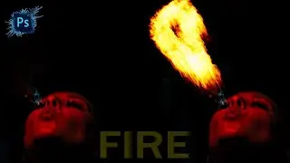 Flame Effect In Photoshop | Shorts Tutorial