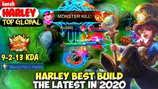 HARLEY BEST BUILD IN 2020 | TOP GLOBAL HARLEY kensh - MOBILE LEGENDS