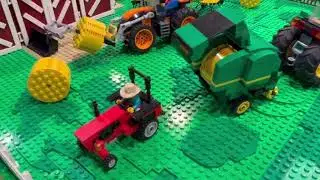 3 custom LEGO tractor designs with steering ability. Which one is your favorite?