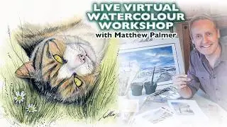 Paint A Cat In Watercolours - A Few Finishing Touches & A Thank You!
