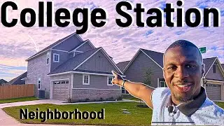 New Construction Homes in College Station Texas Neighborhood Mini vlog #realtor #realestate