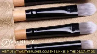 12 Piece Makeup Brush Set With Pouch Case