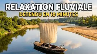 HD  Balade en bateau - Chant de l'eau - Video & son nature apaisante 