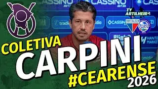 [Cearense '26] Coletiva Thiago Carpini | Pós-Jogo Fortaleza 1 X 1 Iguatu | TV ARTILHEIRO