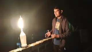 See the Explosive Reaction: Burning Gas from Calcium Carbonate and Water! 💥🤯