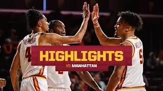 USC Men's Basketball vs Manhattan Highlights | Trojans win 114-83